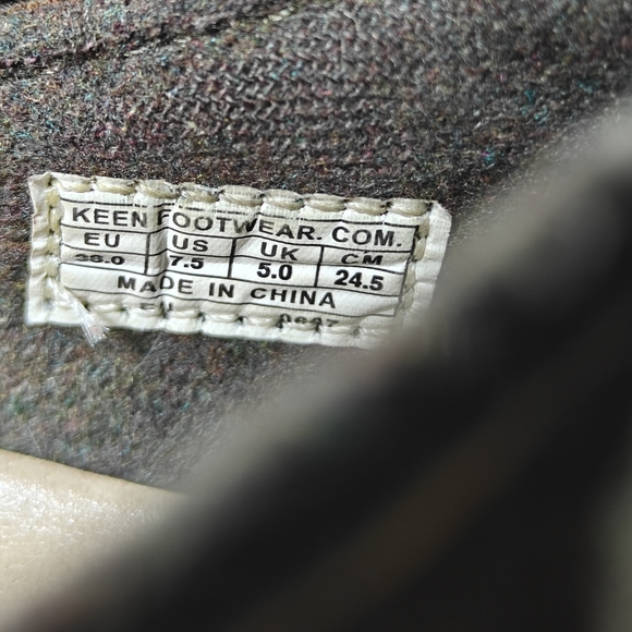 KEEN Clog Loafer Brown Leather Casual Leather Slip On Womens Shoe Size 7.5 - Picture 8 of 9